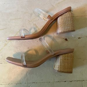 A new day clear strappy heel